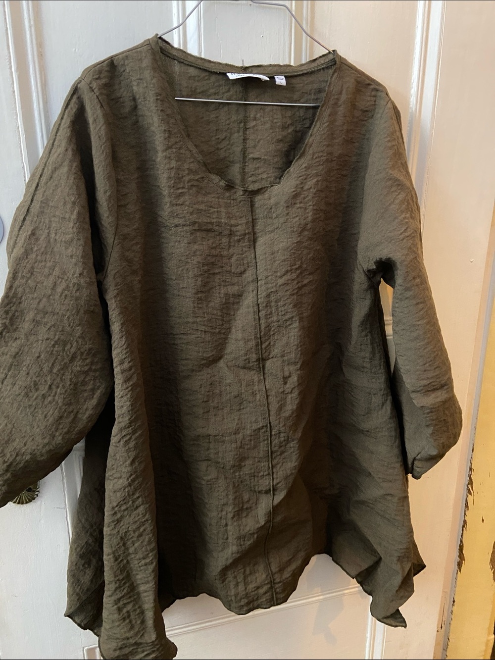 Habitat Olive V-Neck Relaxed Tunic